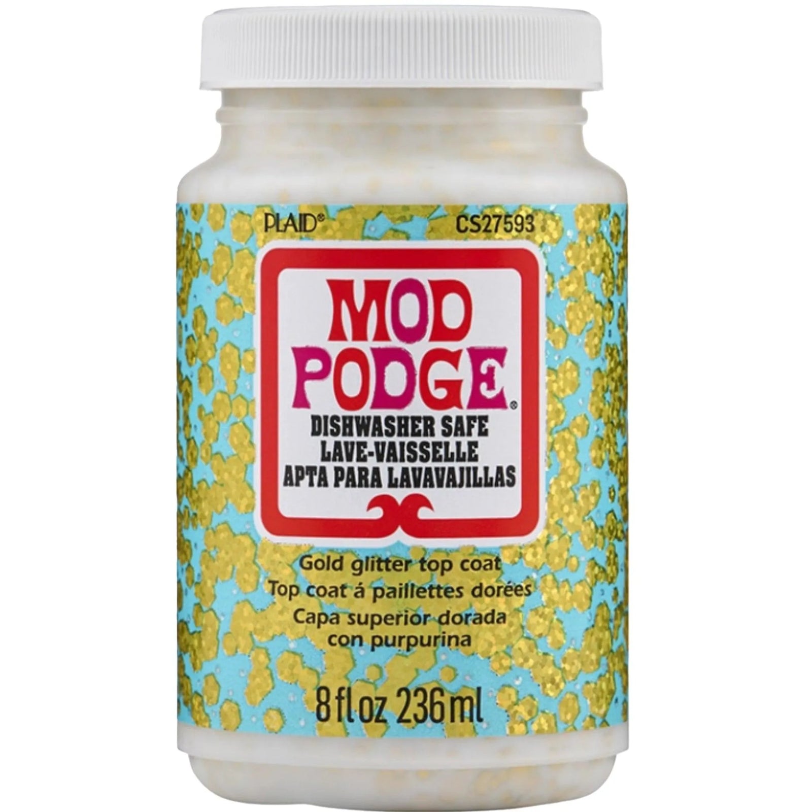 Mod Podge Dishwasher Safe - Glitter - DIY Craft Warehouse
