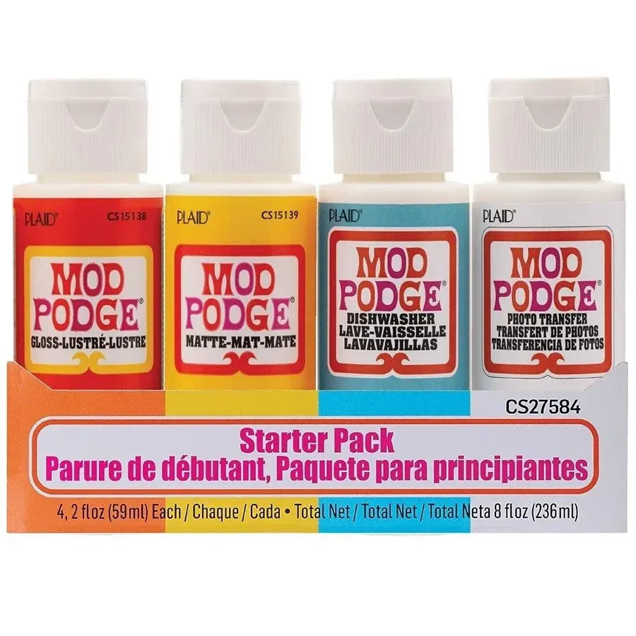 Mod Podge Range Mod Podge - Starter Set (4 - 2 oz Bottles) – Master Maker Crafts