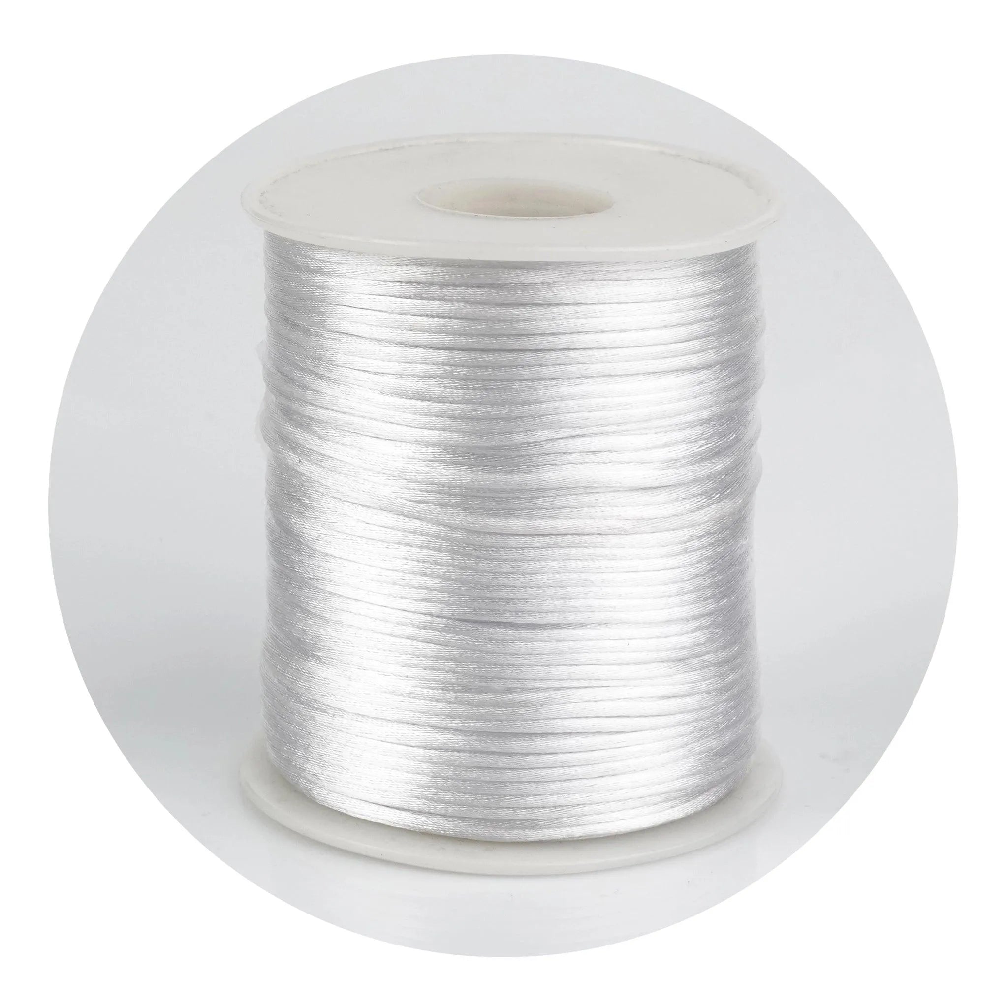 Nylon Thread - Satin White - DIY Craft Warehouse DIY Craft Warehouse