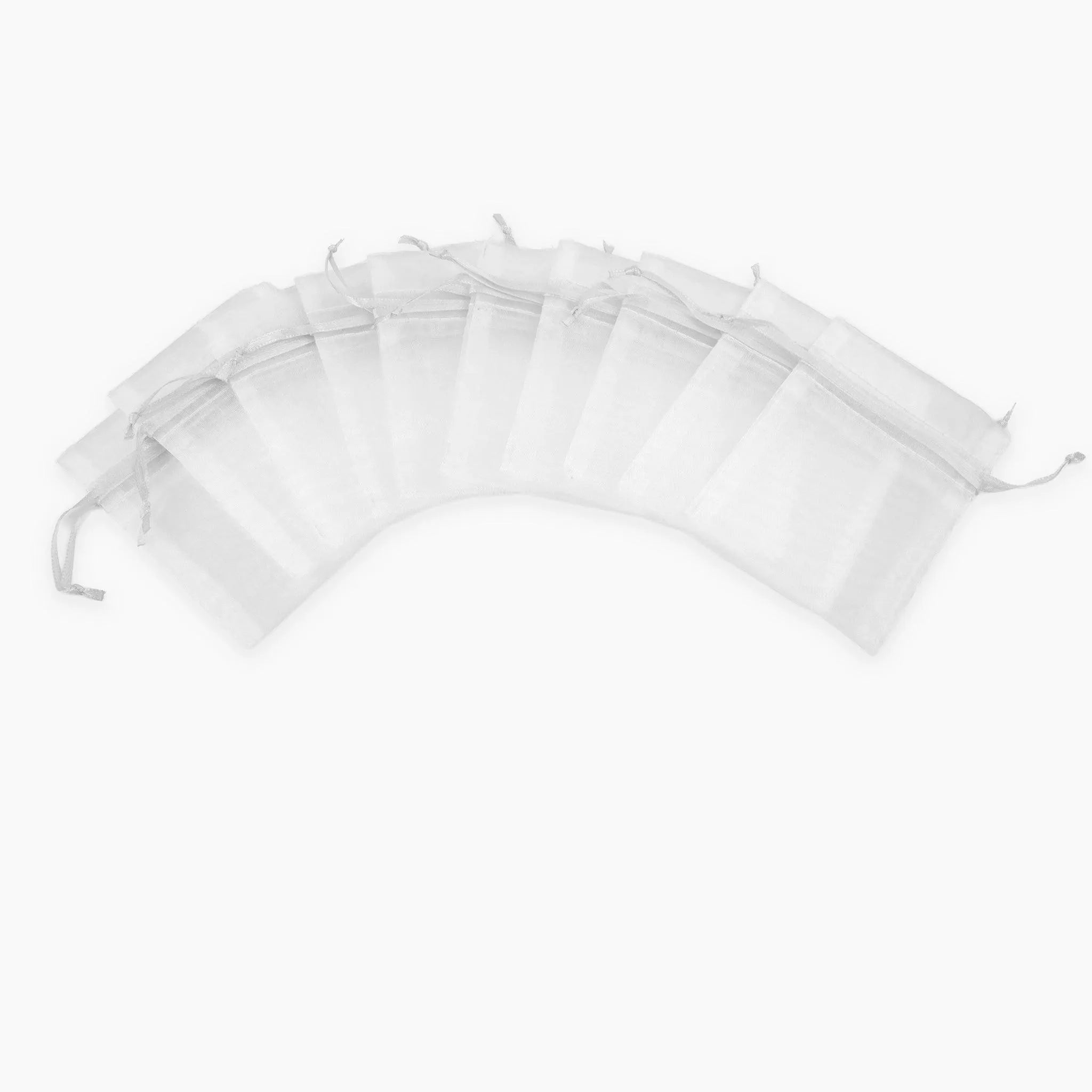 Organza Bags - White - DIY Craft Warehouse DIY Craft Warehouse