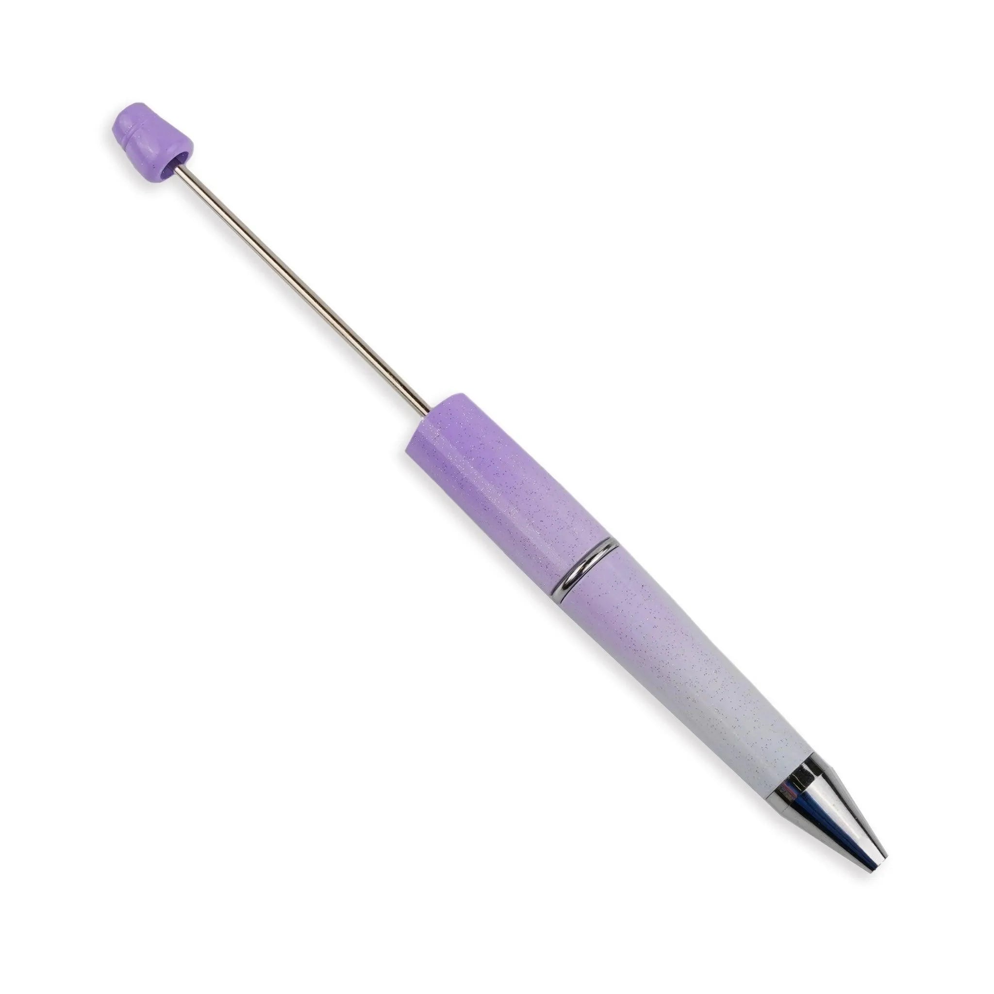 Pen Bead-Able - Ombre Purple & White - DIY Craft Warehouse DIY Craft Warehouse