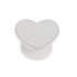 Phone Grip & Aluminum Insert - White Heart (5 Pieces) - DIY Craft Warehouse DIY Craft Warehouse