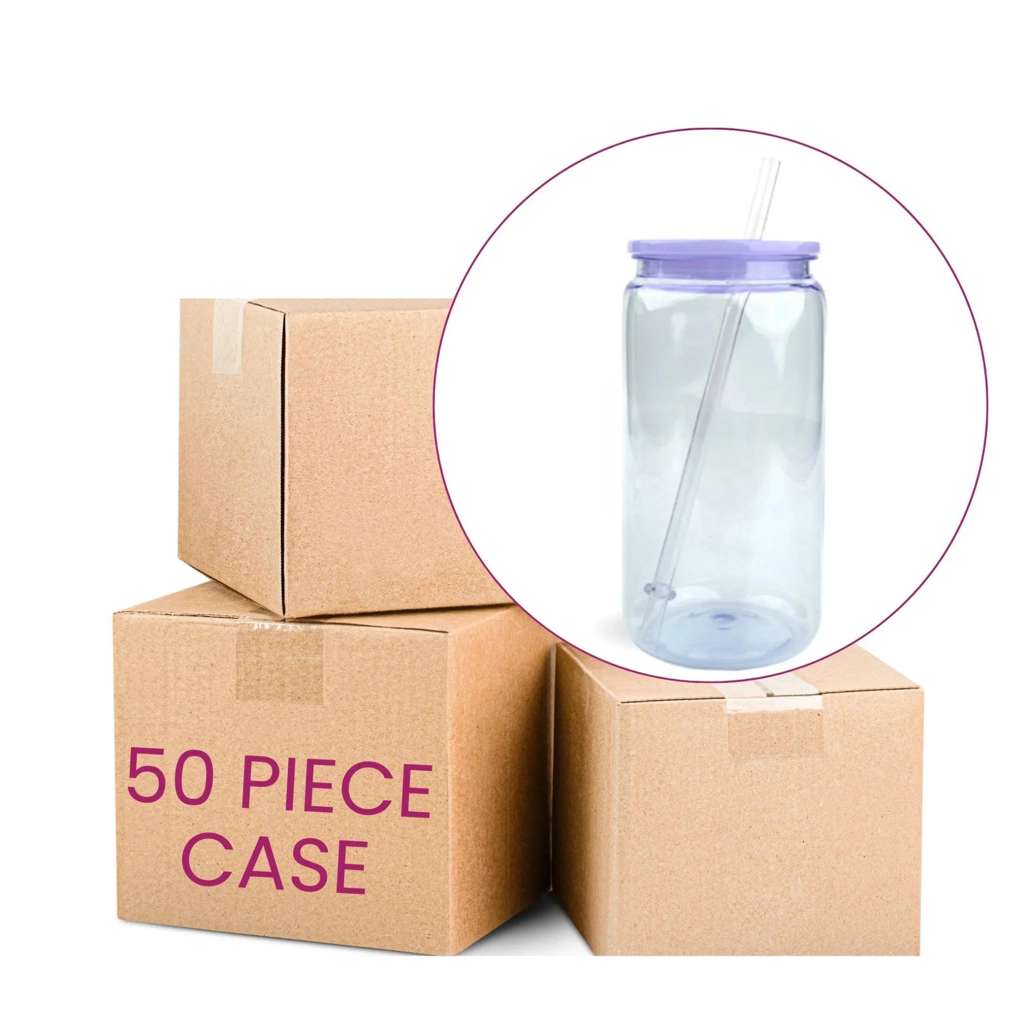 Plastic Can Transparent - Purple - DIY Craft Warehouse DIY Craft Warehouse