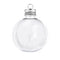 Plastic Ornament Round Ball - Fillable Clear - DIY Craft Warehouse DIY Craft Warehouse