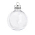 Plastic Ornament Round Ball - Fillable Clear - DIY Craft Warehouse DIY Craft Warehouse