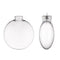 Plastic Ornament Round Disc - Fillable Clear - DIY Craft Warehouse DIY Craft Warehouse
