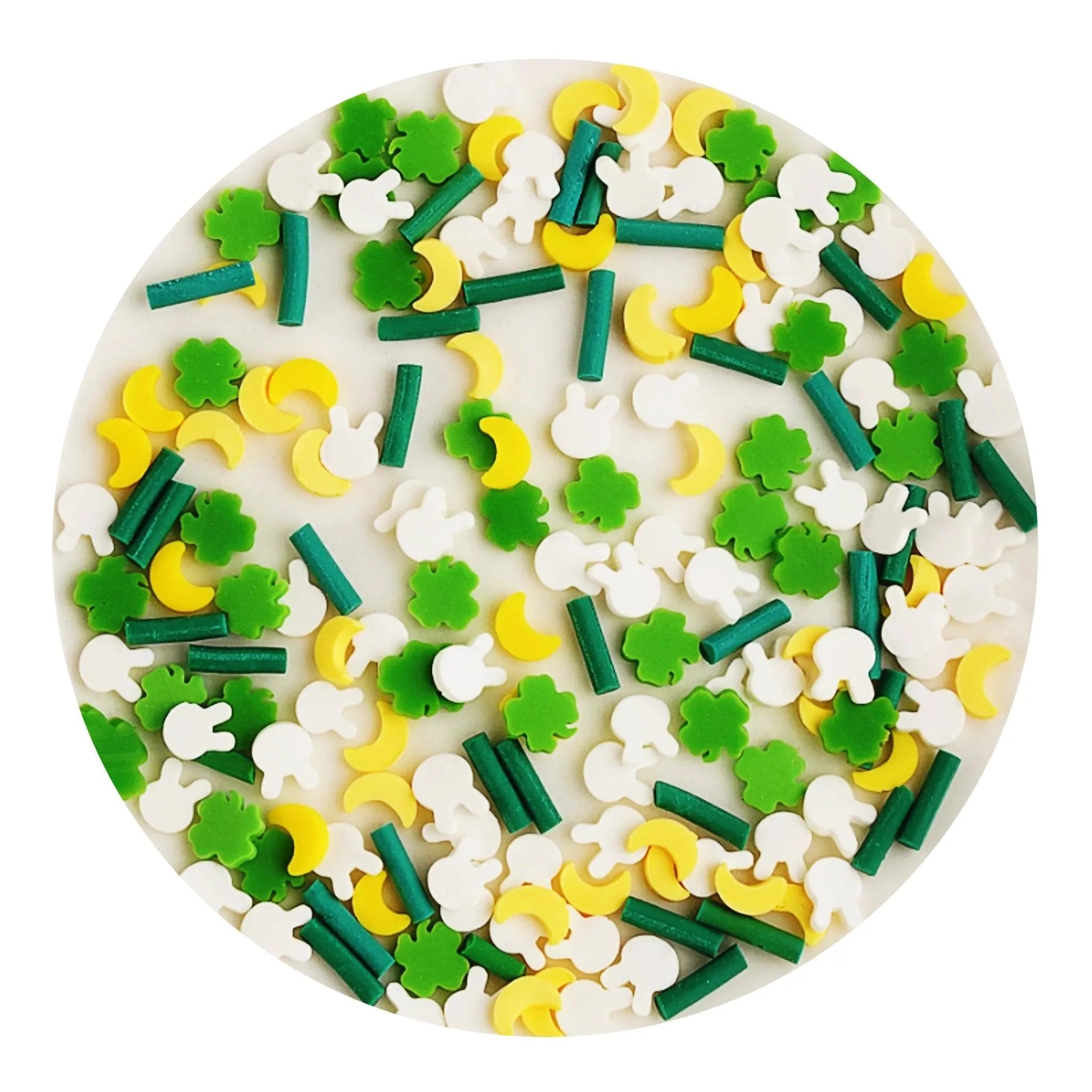 Poly Clay Slices - Bunny & Shamrock Sprinkles - DIY Craft Warehouse DIY Craft Warehouse