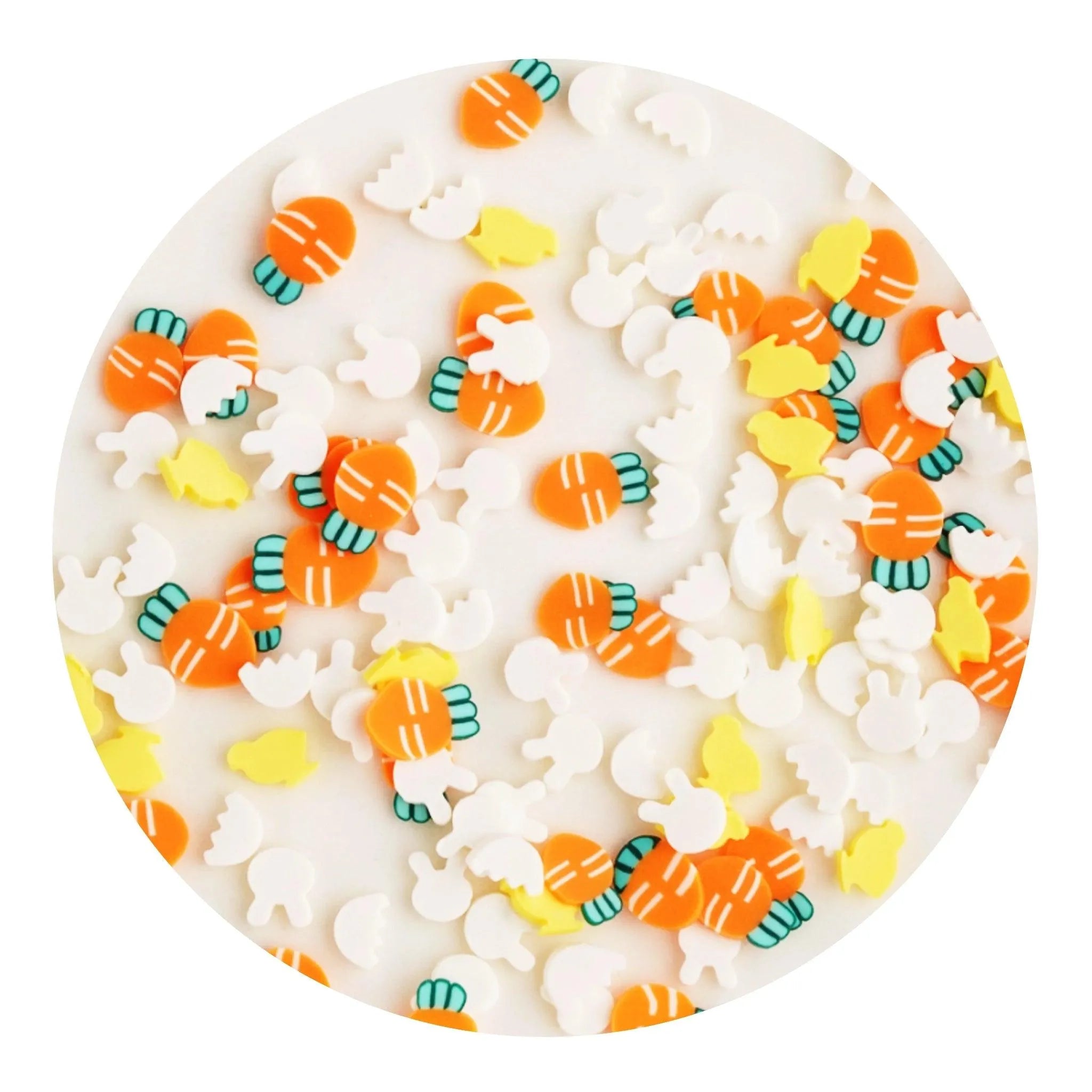 Poly Clay Slices - Carrots, Chicks & Bunnies - DIY Craft Warehouse DIY Craft Warehouse