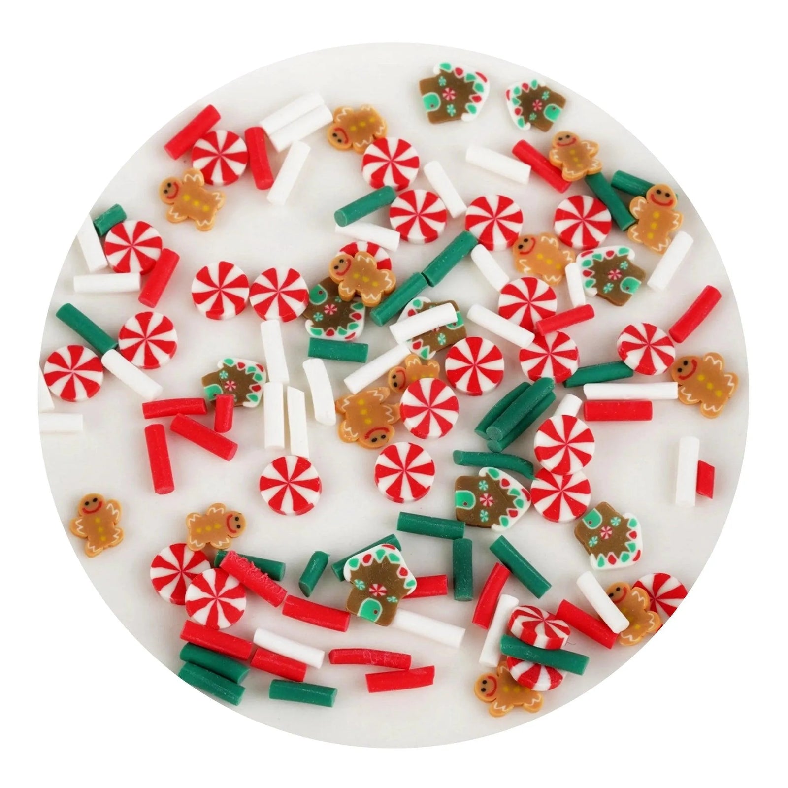 Poly Clay Slices - Gingerbread & Candy - DIY Craft Warehouse