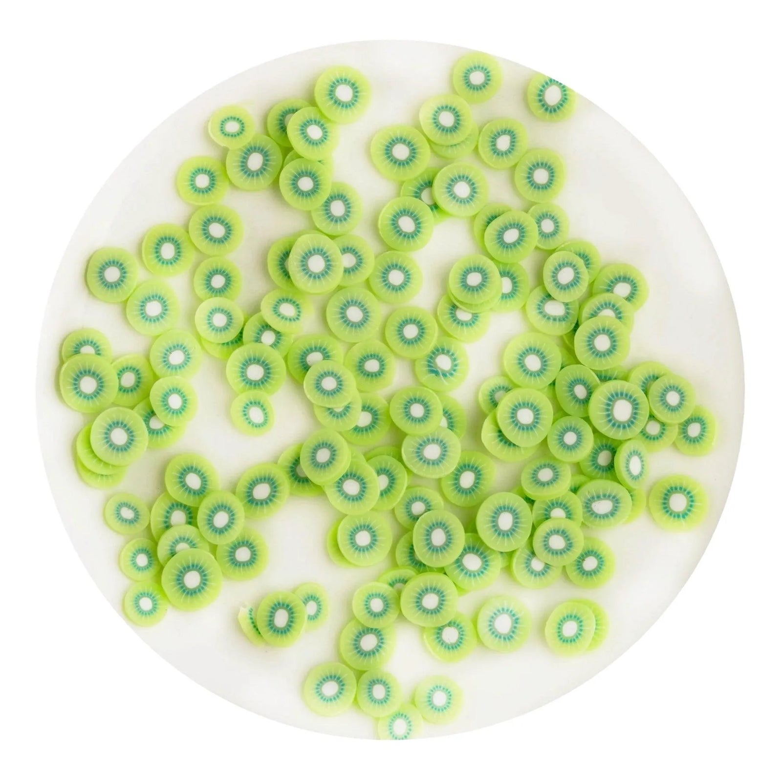 Poly Clay Slices - Kiwi - DIY Craft Warehouse