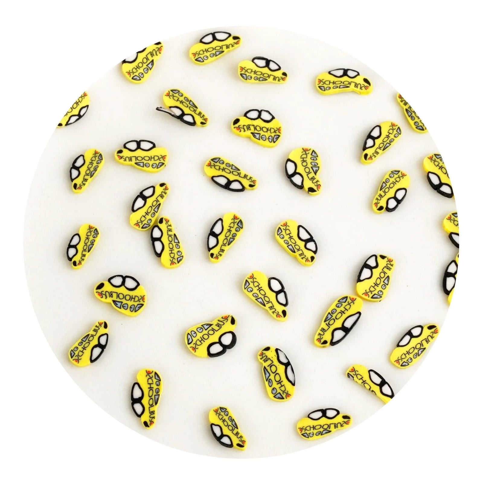 Poly Clay Slices - School Bus - DIY Craft Warehouse