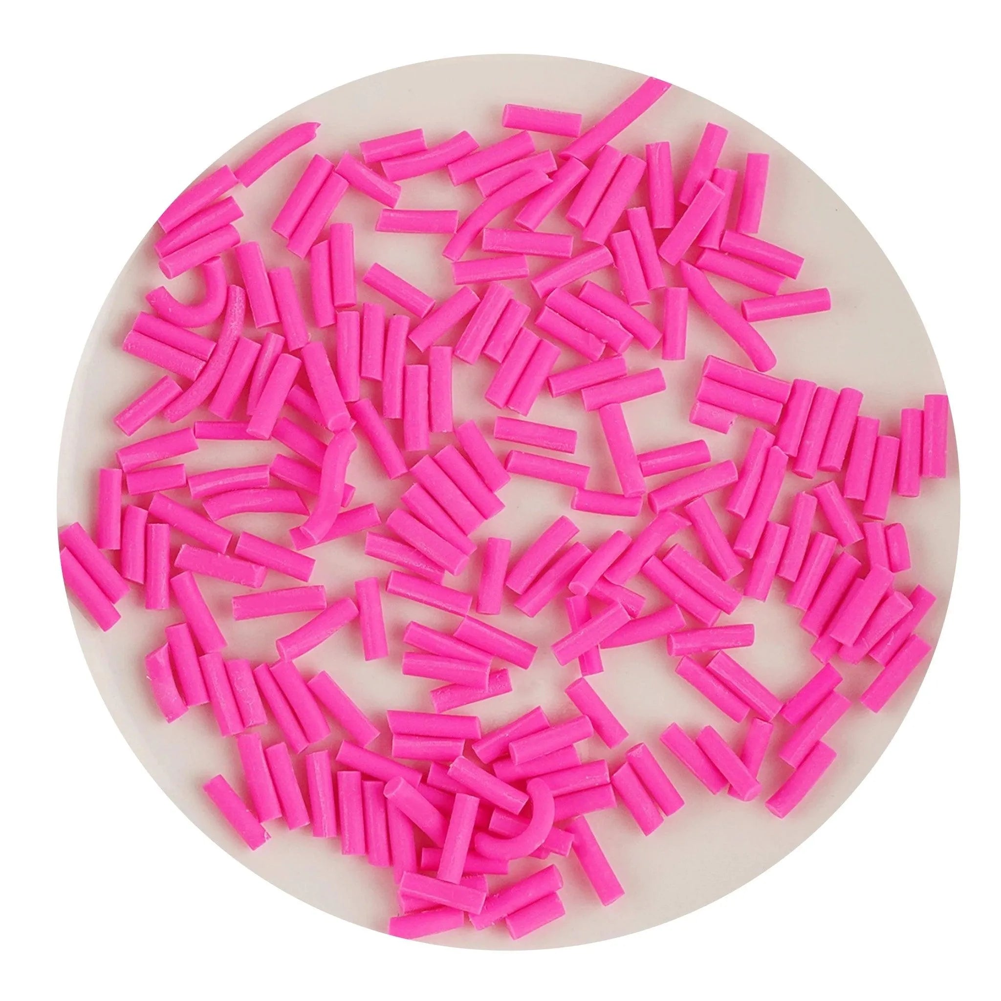 Poly Clay Sprinkles - Hot Pink - DIY Craft Warehouse DIY Craft Warehouse