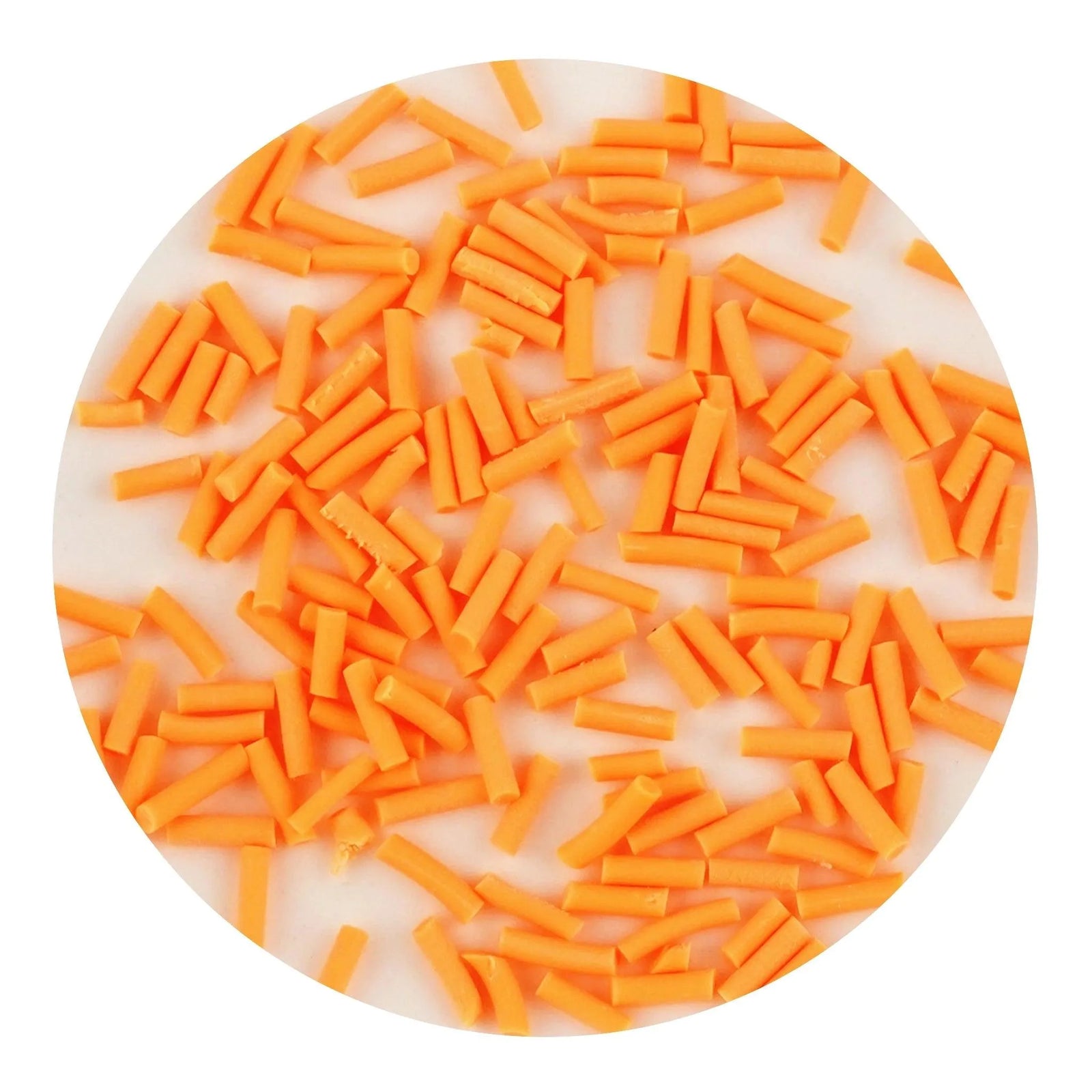 Poly Clay Sprinkles - Orange - DIY Craft Warehouse