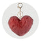 Pom Pom Heart Key Chain - Watermelon Pink - DIY Craft Warehouse DIY Craft Warehouse