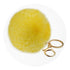 Pom Pom Round Key Chain - Yellow - DIY Craft Warehouse DIY Craft Warehouse