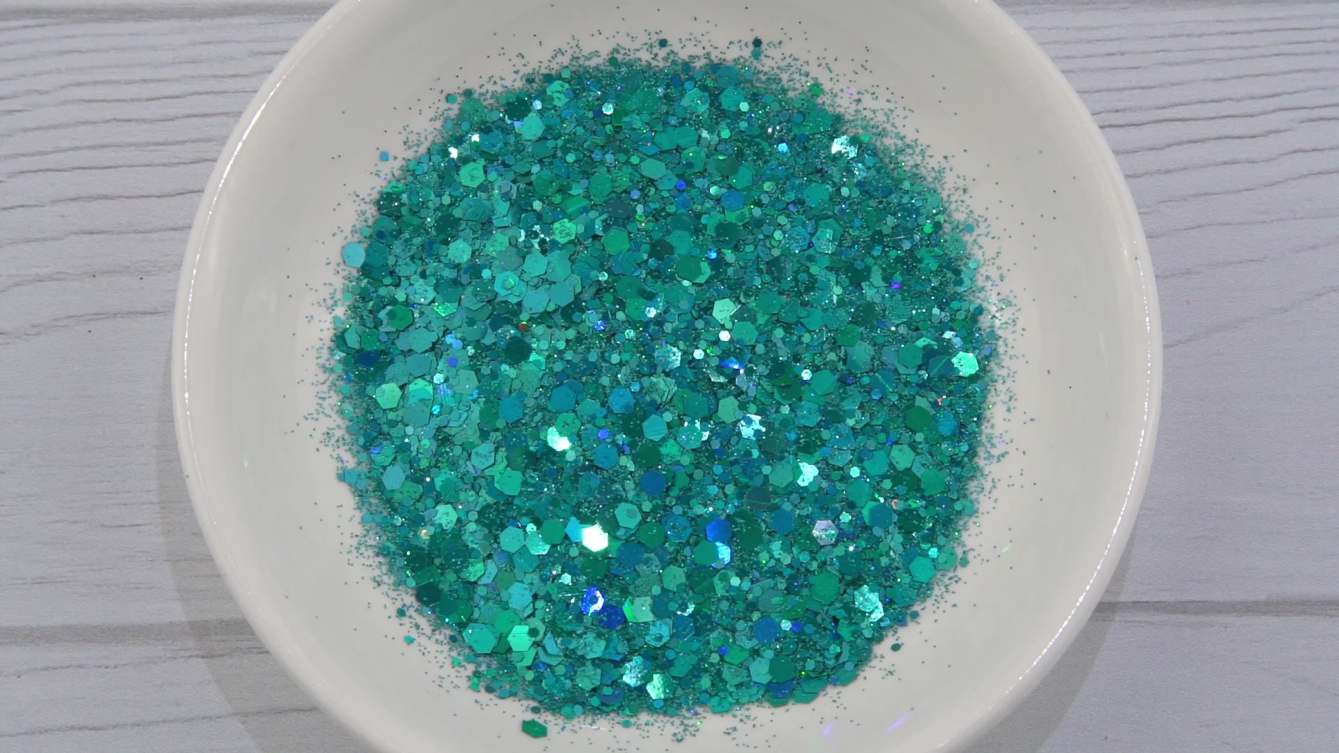 Chunky Glitter Holographic - Tropical Teal. DIY Craft Warehouse