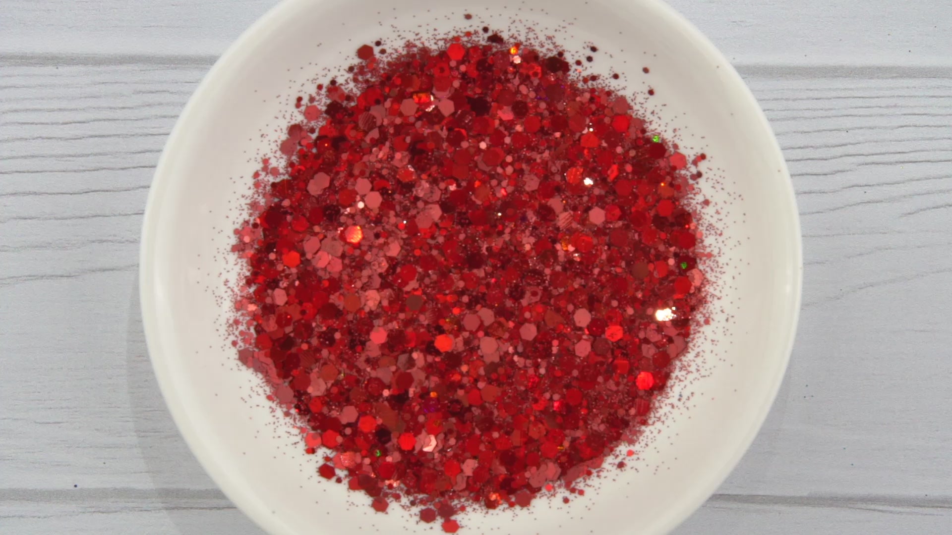 Chunky Glitter Holographic - Ruby Blaze. DIY Craft Warehouse