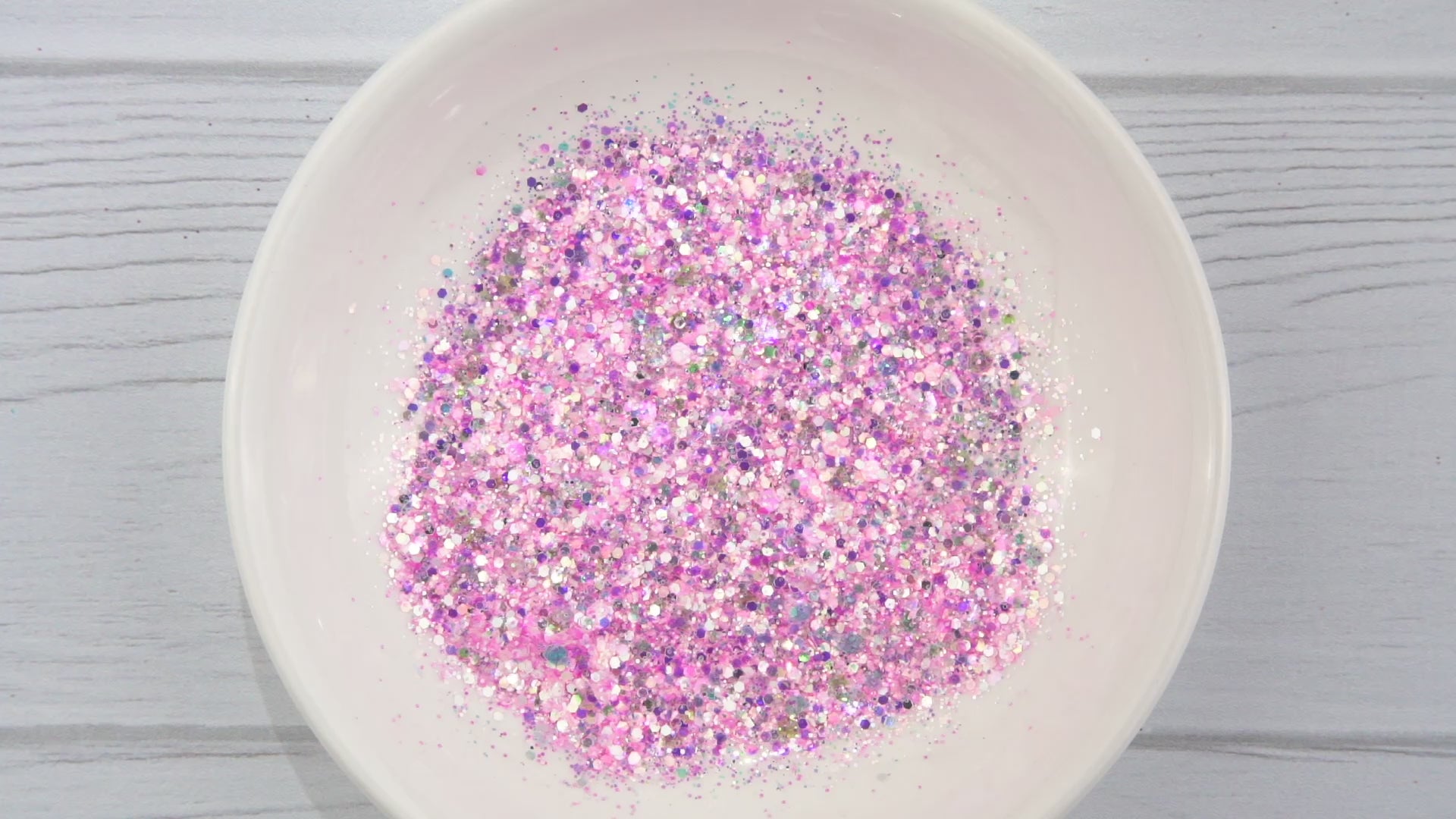 Chunky Glitter Rainbow Iridescent - Passion Pink. DIY Craft Warehouse