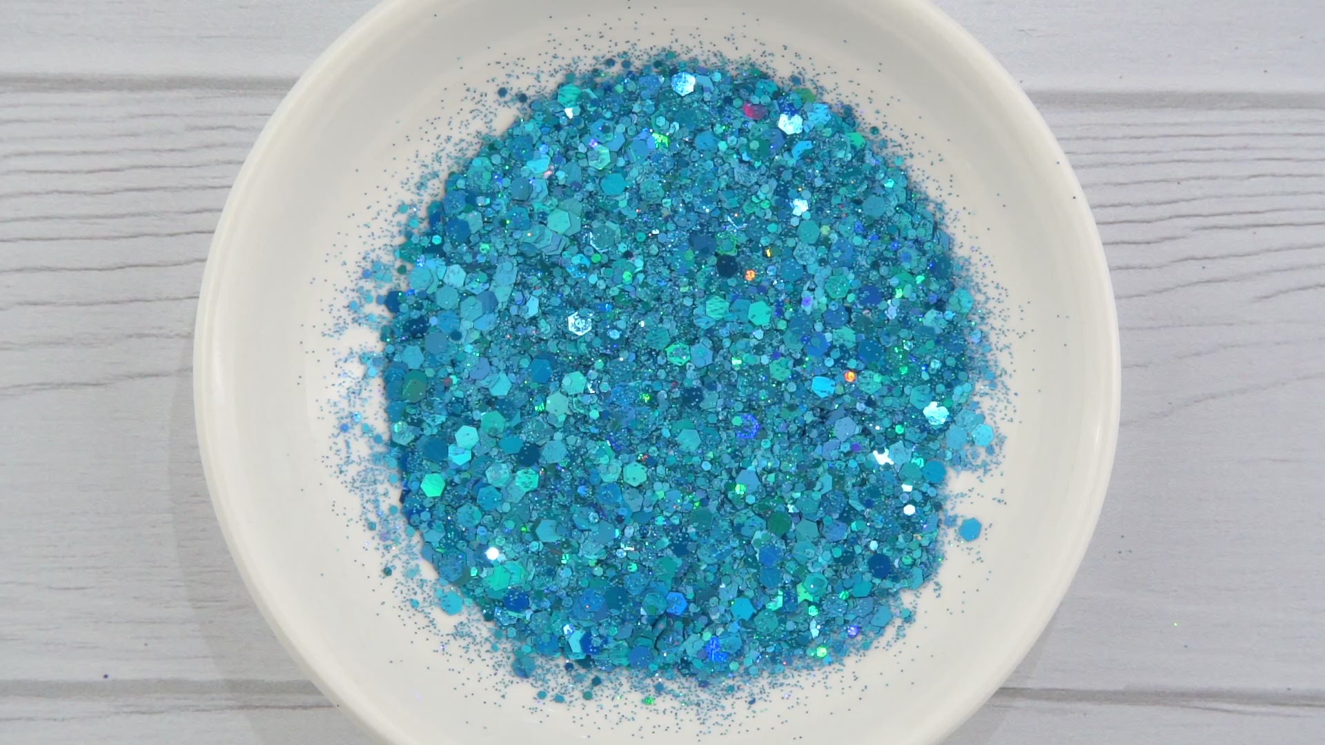 Chunky Glitter Holographic - Iced Azure. DIY Craft Warehouse