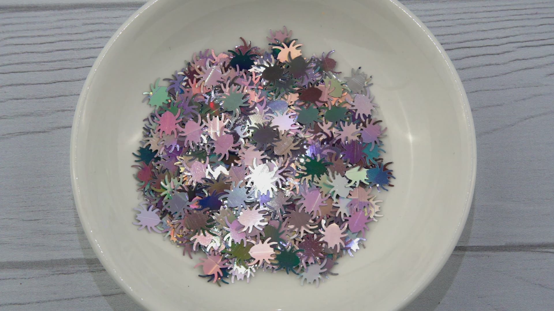 Shaped Glitter Halloween - Spider Holographic. DIY Craft Warehouse