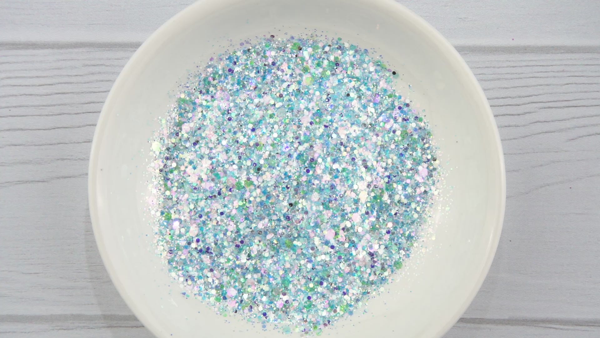 Chunky Glitter Rainbow Iridescent - Sapphire Sky. DIY Craft Warehouse