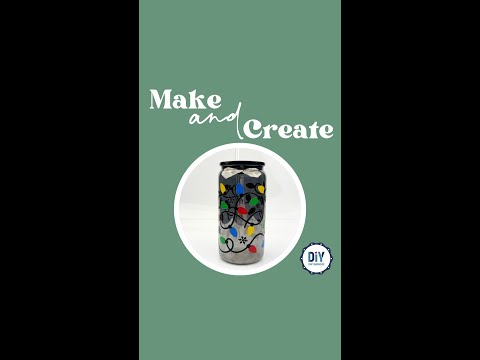 Glass Can Single Wall - Mirrored. DIY Craft Warehouse