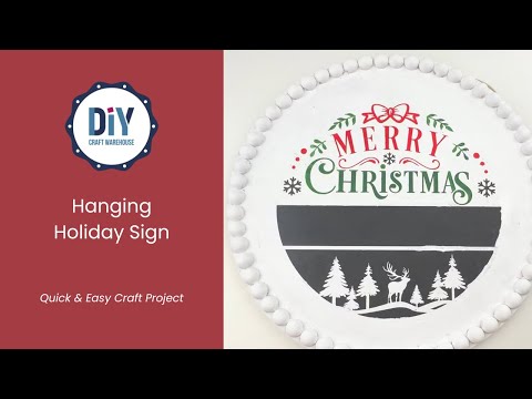 Wood Circle with Beaded Edge. DIY Craft Warehouse