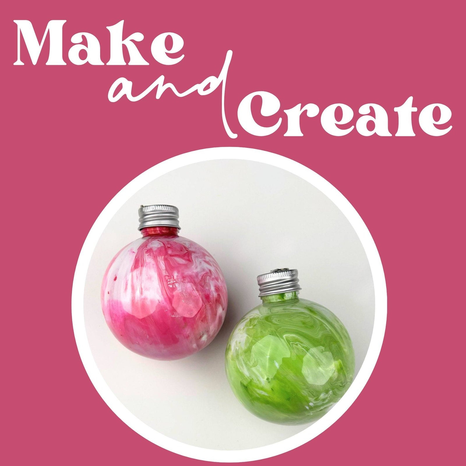 Project - Red & Green Marble Paint Ornament - DIY Craft Warehouse