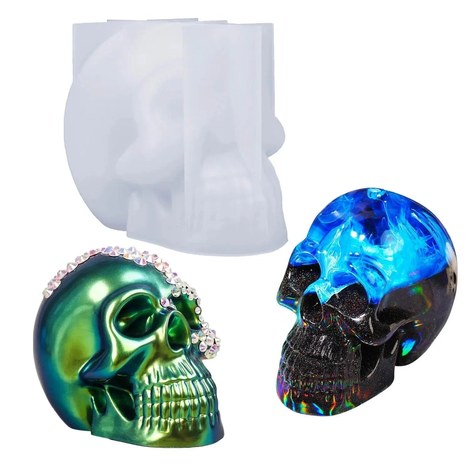 Resin Silicone Mold - Skull Large - DIY Craft Warehouse DIY Craft Warehouse