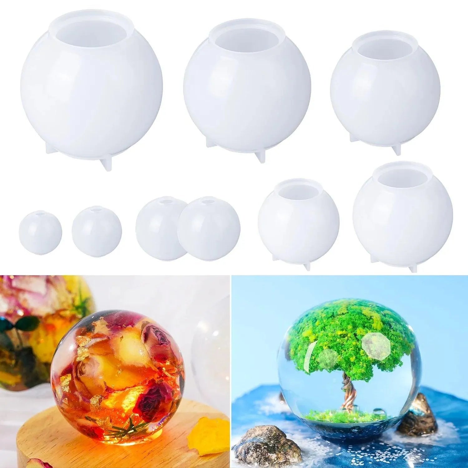 Resin Silicone Mold - Sphere 3D - DIY Craft Warehouse DIY Craft Warehouse