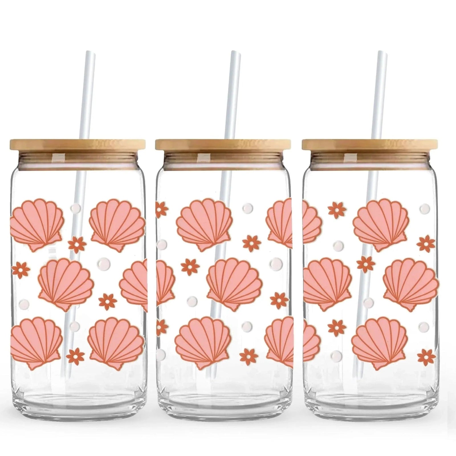 UV DTF Wrap - Scallop Shells - DIY Craft Warehouse