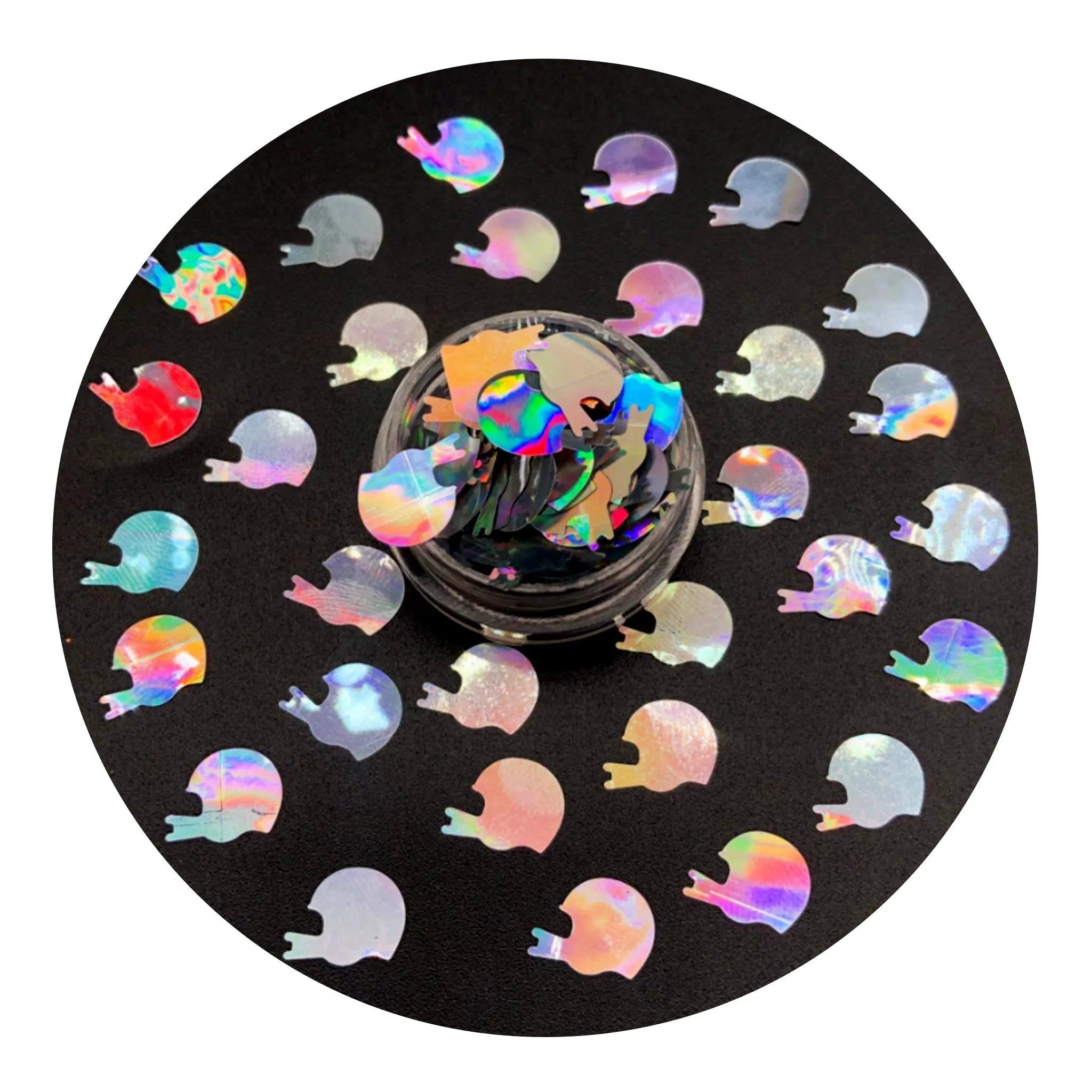 Shaped Glitter Classic - Football Helmets - DIY Craft Warehouse DIY Craft Warehouse
