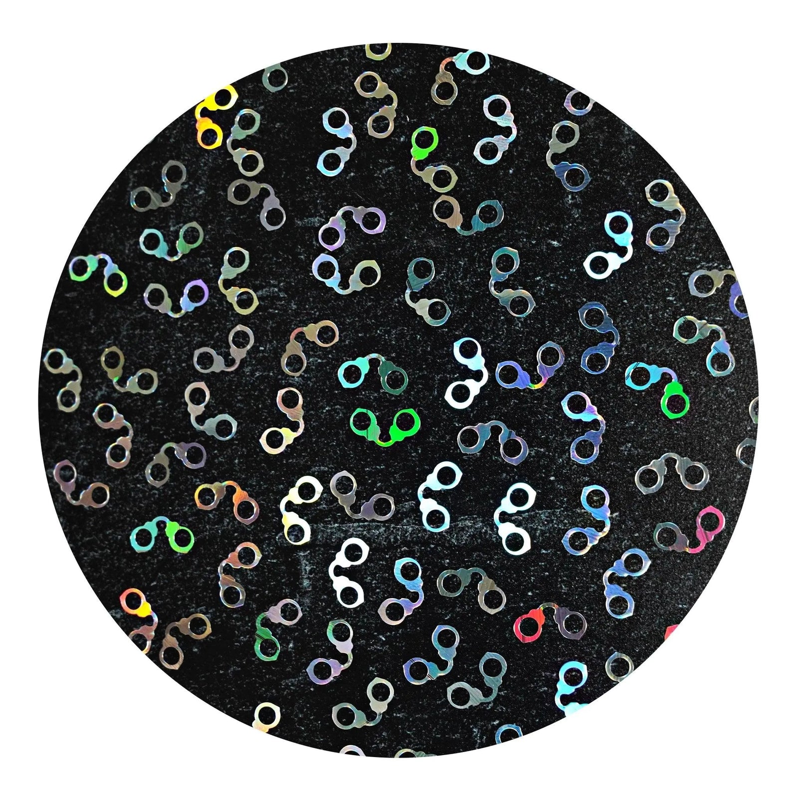 Shaped Glitter Classic - Handcuffs - DIY Craft Warehouse
