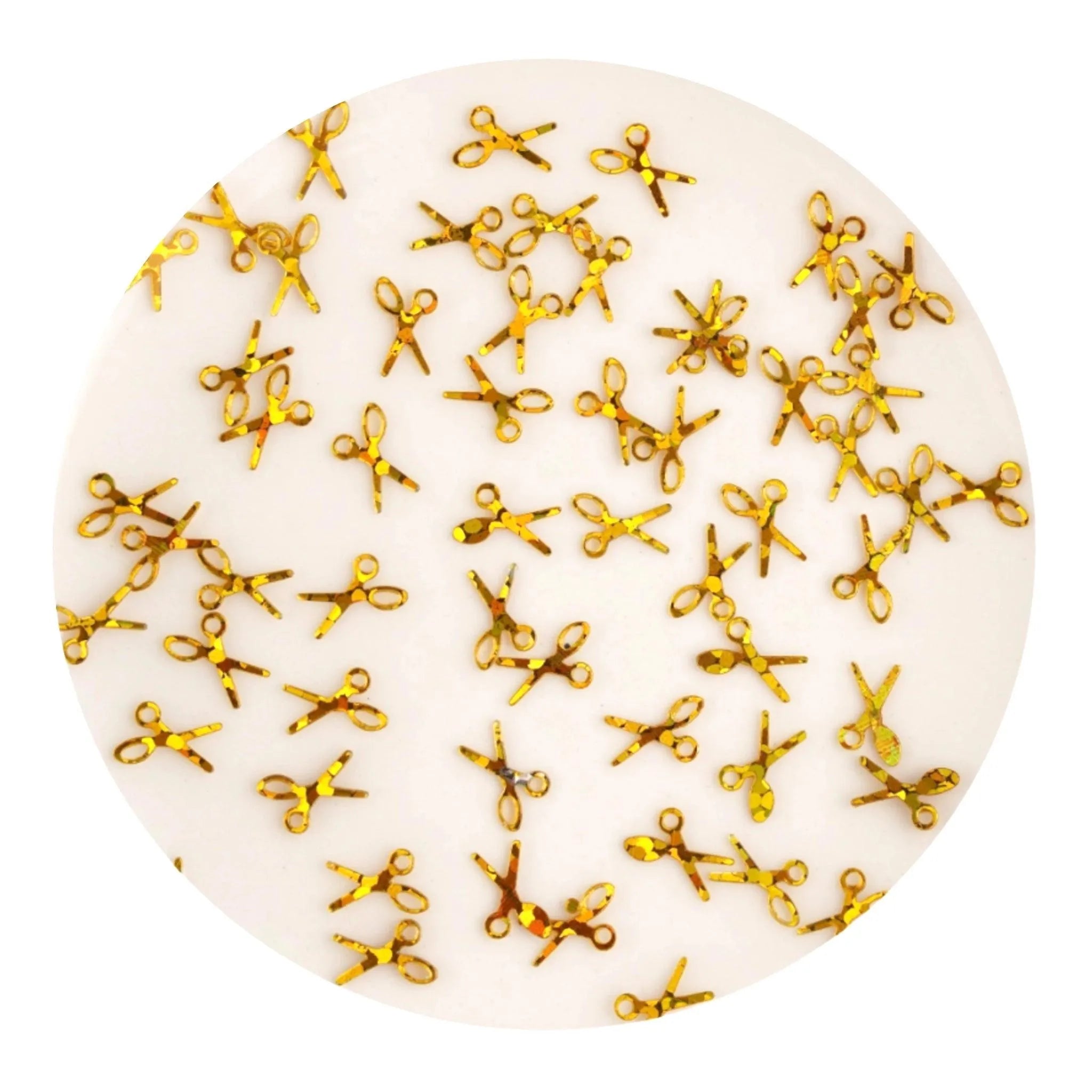 Shaped Glitter Classic - Scissors Gold - DIY Craft Warehouse DIY Craft Warehouse