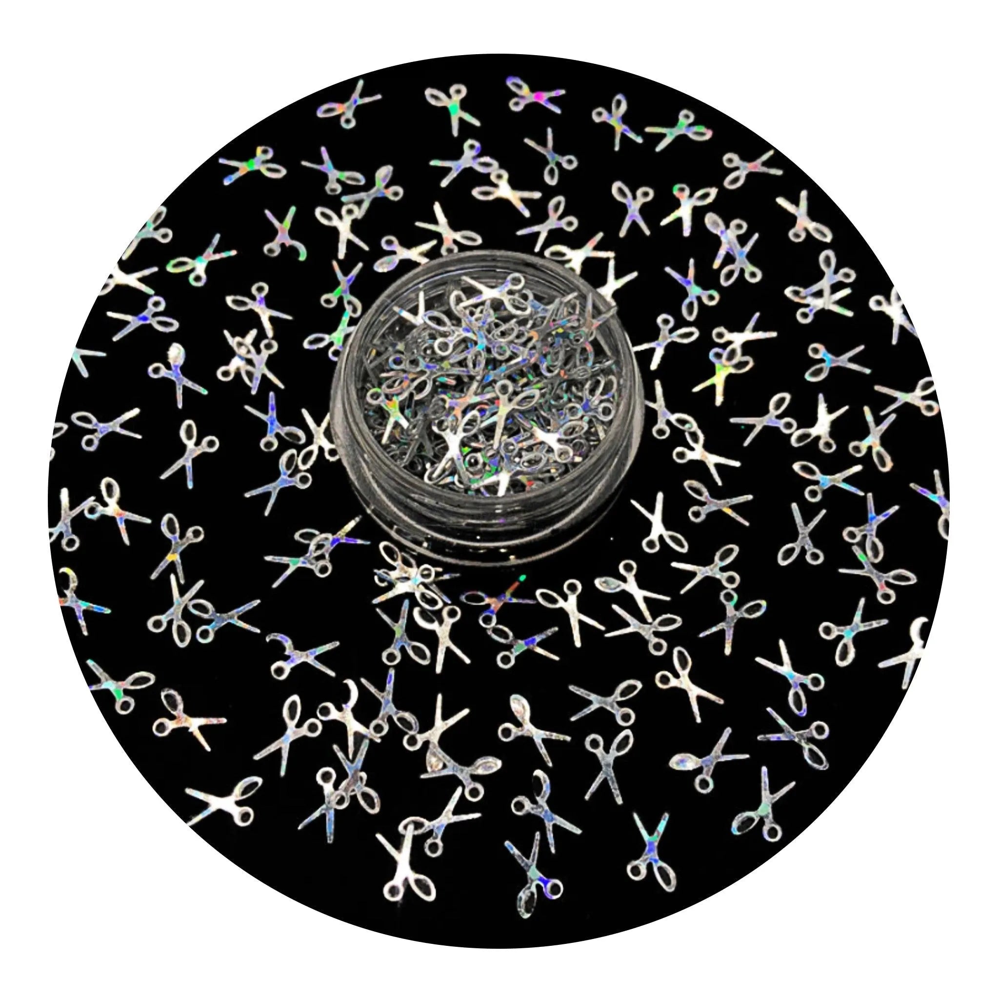 Shaped Glitter Classic - Scissors Silver - DIY Craft Warehouse DIY Craft Warehouse