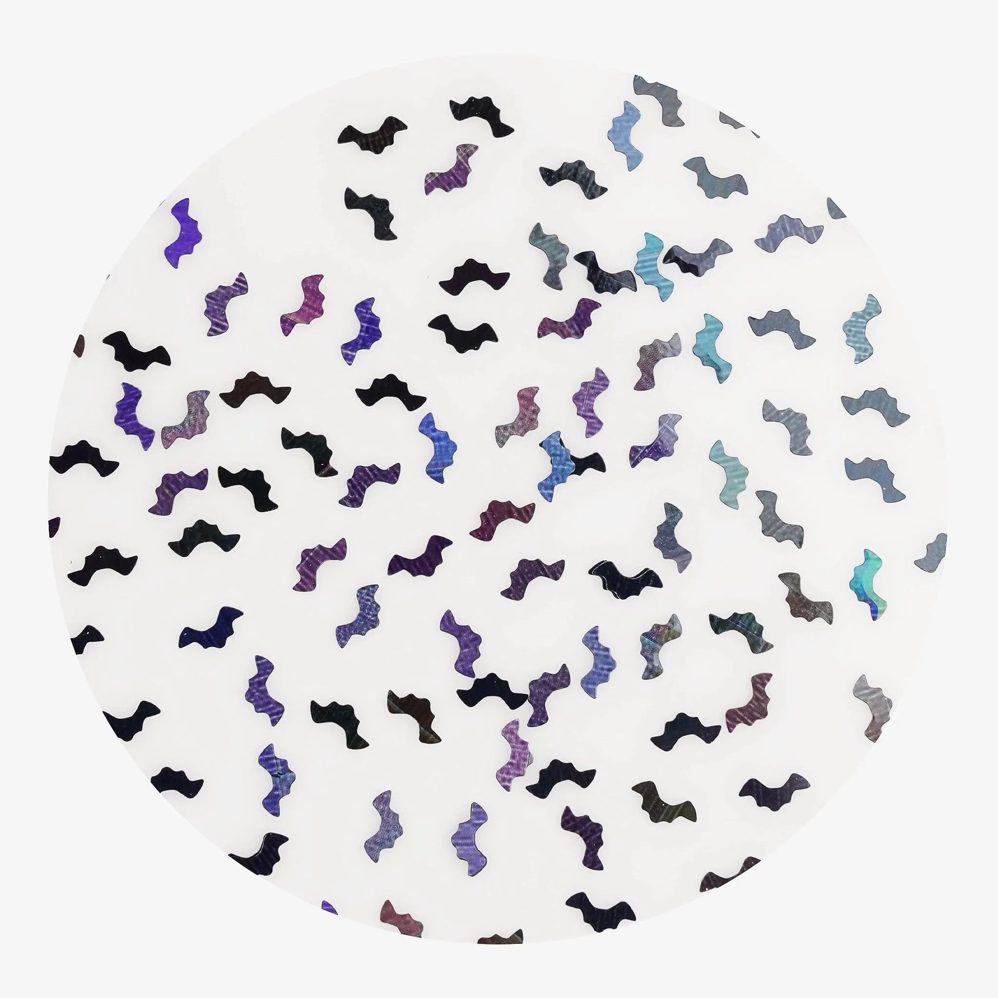 Shaped Glitter Halloween - Bat Black Small - DIY Craft Warehouse DIY Craft Warehouse