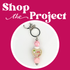 Heart Bookshelf Beaded Keychain Kit (Makes 5)