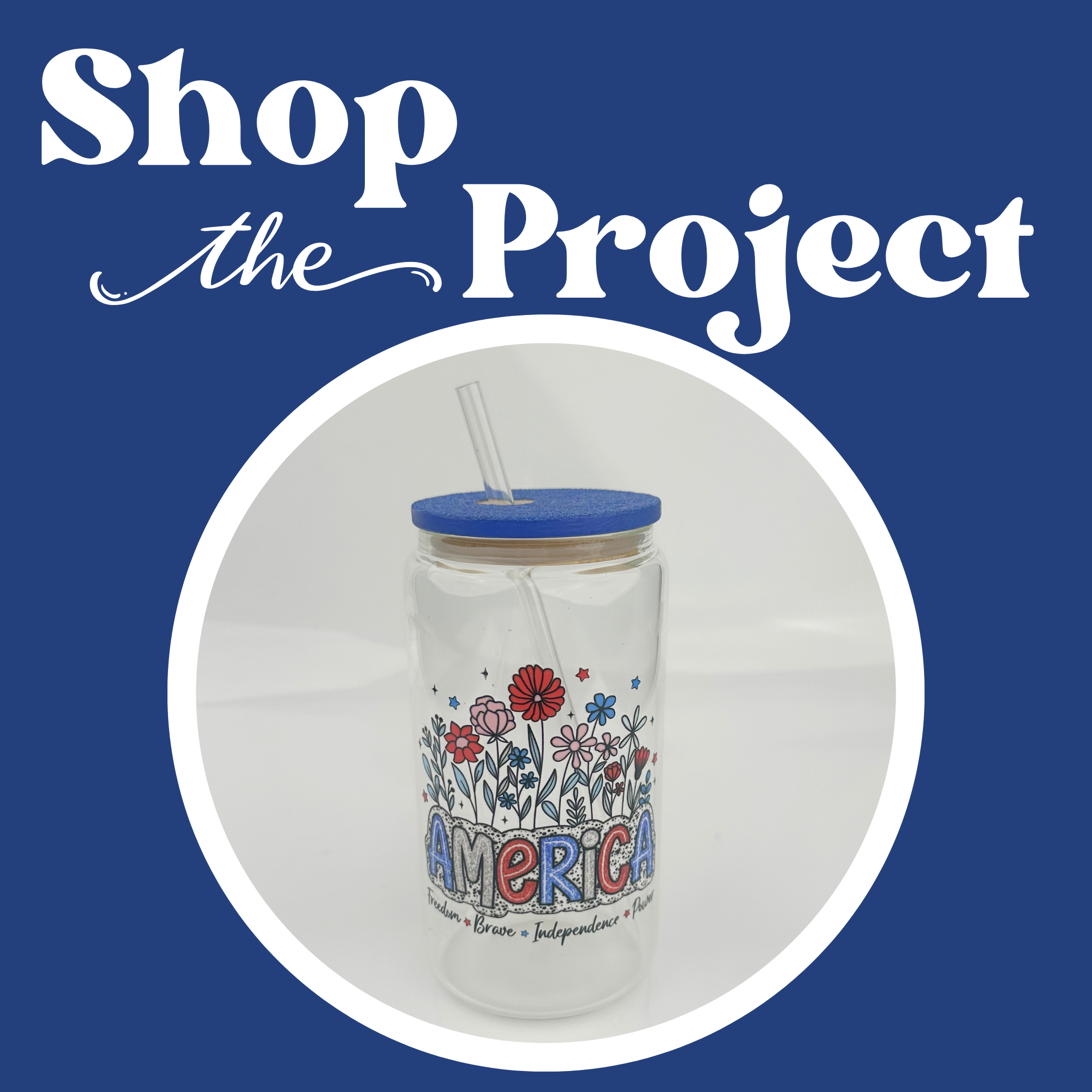 Image of Americana Garden  Glass Can Kit (Makes 2) sold at Master Maker Crafts. Wholesale prices and fast shipping.
