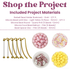 Image of Pink Pastel Balloon Beadable Bookmark Kit (Makes 5) sold at Master Maker Crafts. Wholesale prices and fast shipping.