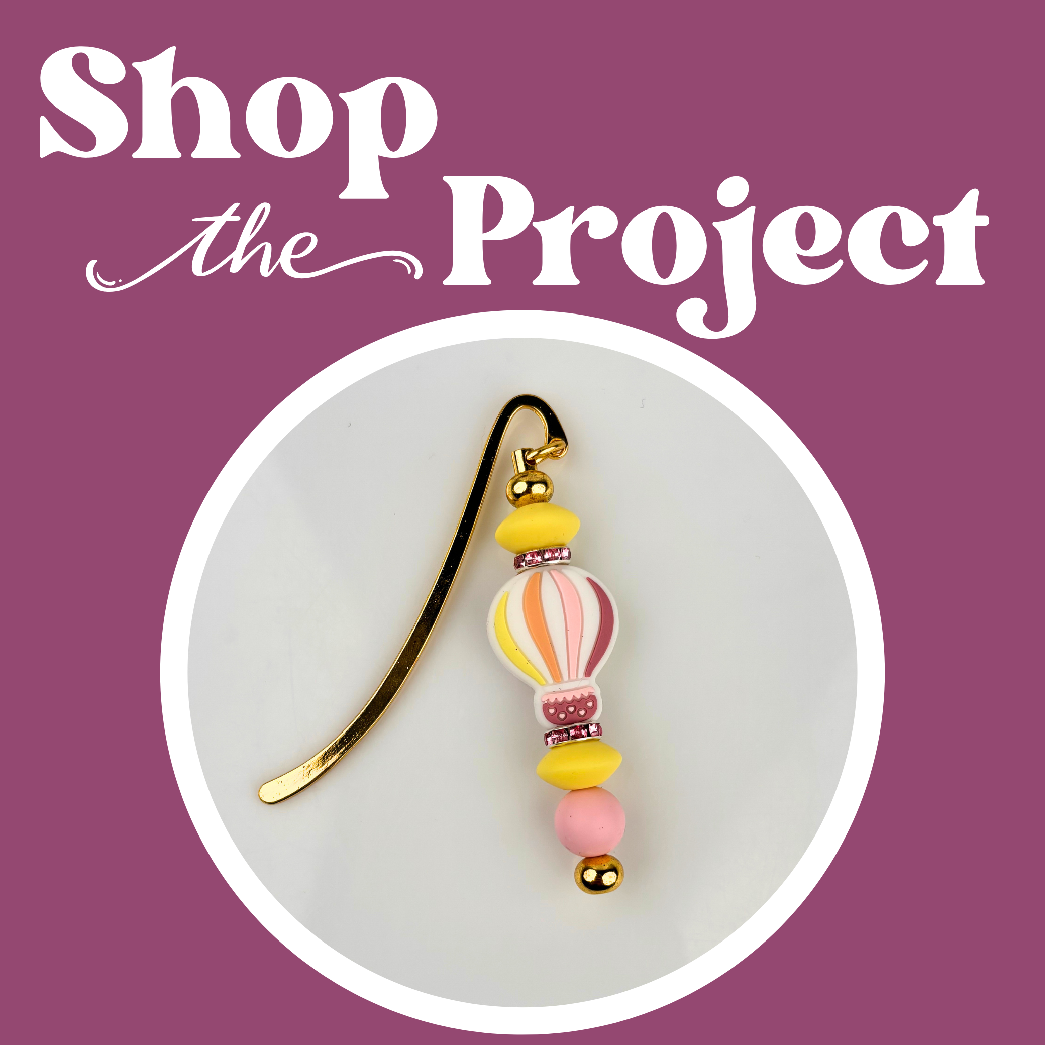 Image of Pink Pastel Balloon Beadable Bookmark Kit (Makes 5) sold at Master Maker Crafts. Wholesale prices and fast shipping.