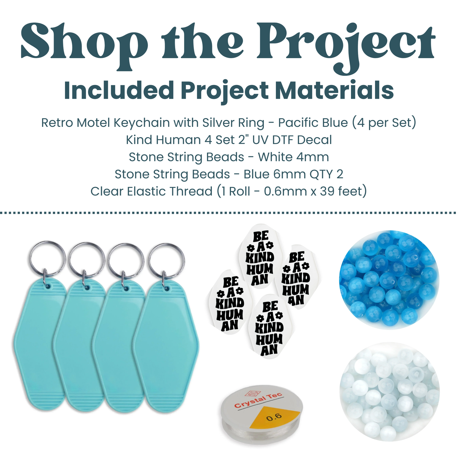 Kind Human Keychain Kit (Makes 4)