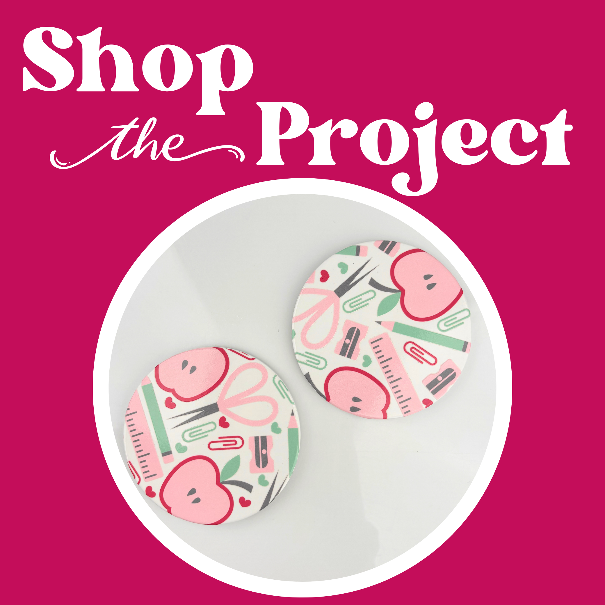 Image of Kinder Korner Ceramic Coaster Kit (Makes 12) sold at Master Maker Crafts. Wholesale prices and fast shipping.