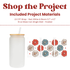 Red, White & Bloom Glass Can Kit (Makes 1)