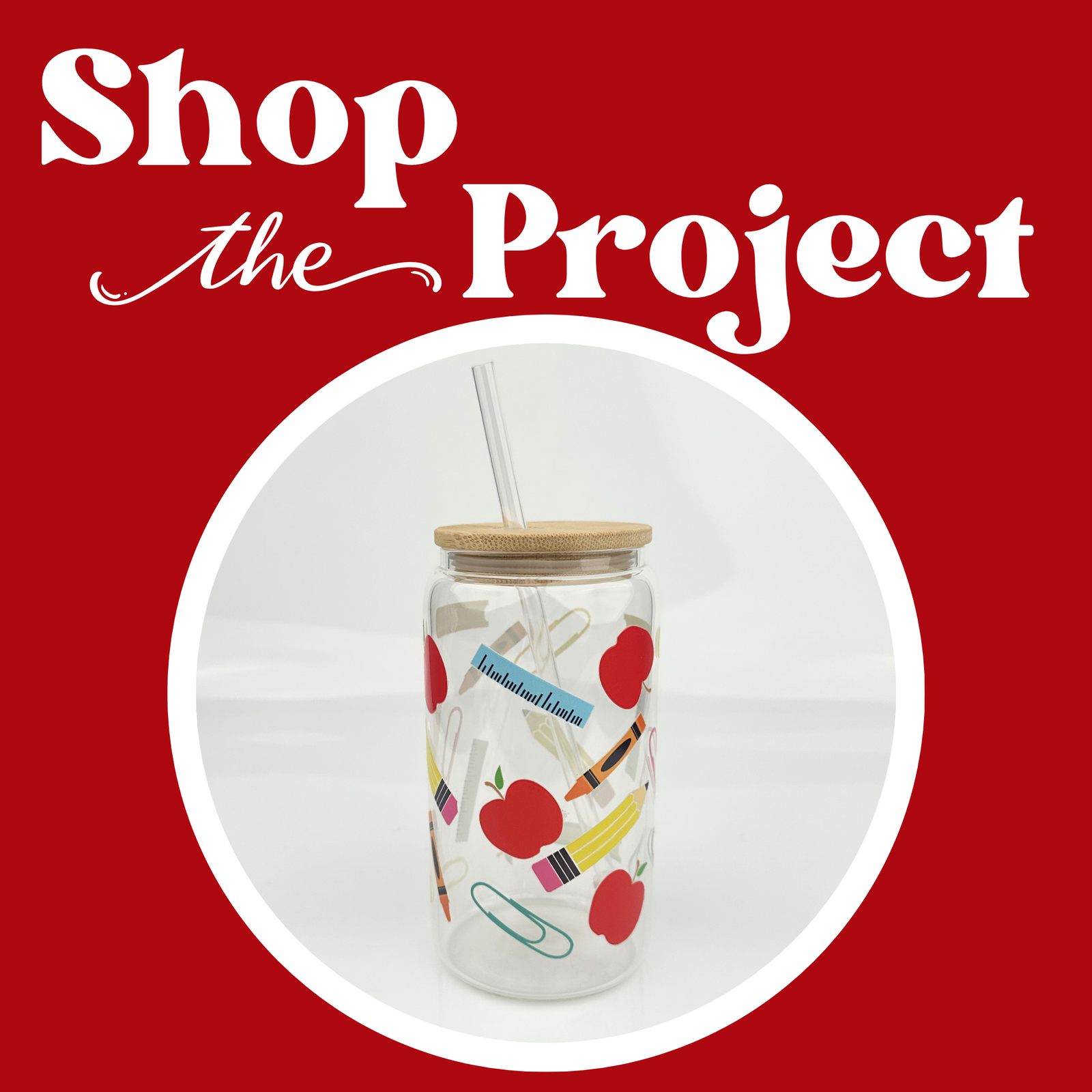 School Days Glass Can Kit (Makes 1)