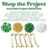 Image of Golden Shamrock Bookmark Kit (Makes 5) sold at Master Maker Crafts. Wholesale prices and fast shipping.