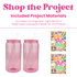 Pastel Teach Love Inspire Glass Can Kit (Makes 2)