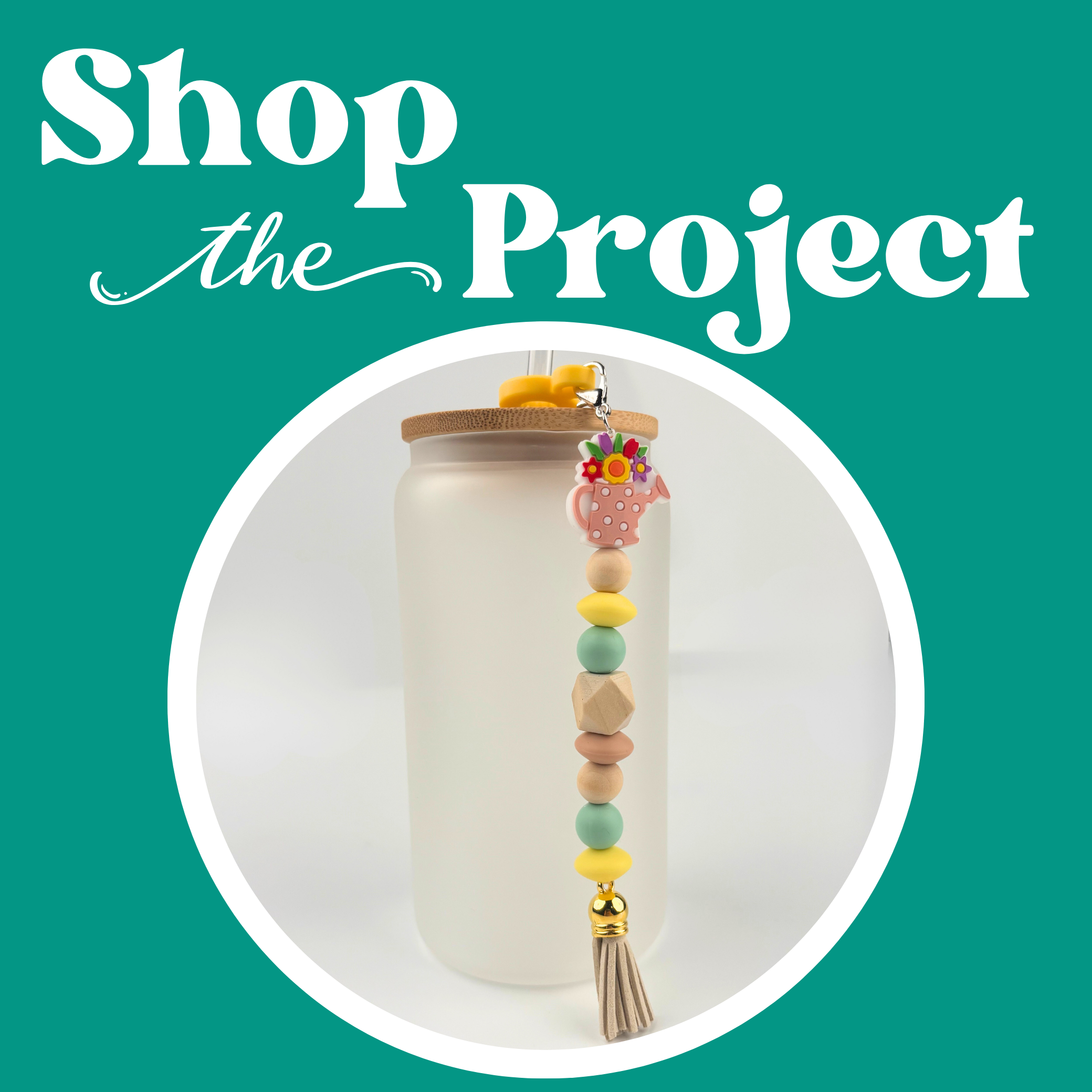 Image of Blooming Garden Straw Charm Kit (Makes 5) sold at Master Maker Crafts. Wholesale prices and fast shipping.