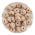 Silicone Bead Abacus Disc - Oatmeal (5 Beads) - DIY Craft Warehouse DIY Craft Warehouse