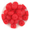 Silicone Bead Abacus Disc - Strawberry Red (5 Beads) - DIY Craft Warehouse DIY Craft Warehouse