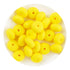Silicone Bead Abacus Disc - Yellow (5 Beads) - DIY Craft Warehouse DIY Craft Warehouse